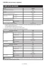 Preview for 34 page of Makita EY402MP Instruction Manual