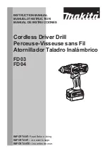 Preview for 1 page of Makita FD03 Instruction Manual