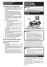 Предварительный просмотр 4 страницы Makita FD03 Instruction Manual