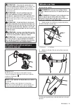 Предварительный просмотр 19 страницы Makita FD05 Instruction Manual