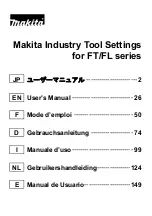 Предварительный просмотр 1 страницы Makita FL Series User Manual