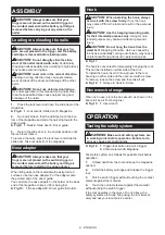 Preview for 9 page of Makita FN001G Instruction Manual