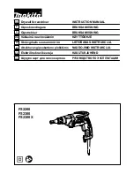 Makita FS2300 Instruction Manual preview