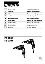 Preview for 1 page of Makita FS2701 Instruction Manual