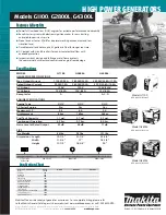 Предварительный просмотр 2 страницы Makita G1100 Brochure