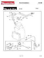 Preview for 7 page of Makita G1100 Parts Breakdown