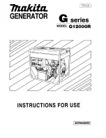 Makita G12000R Instructions For Use Manual preview