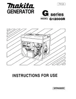 Preview for 1 page of Makita G12000R Instructions For Use Manual