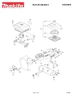 Preview for 3 page of Makita G12010R Parts Breakdown