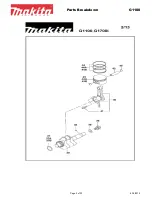 Preview for 2 page of Makita G1700I Parts Breakdown