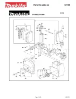 Preview for 3 page of Makita G1700I Parts Breakdown