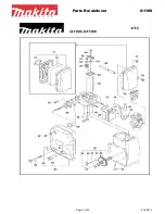 Предварительный просмотр 3 страницы Makita G1700I Parts Breakdown