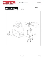 Предварительный просмотр 4 страницы Makita G1700I Parts Breakdown