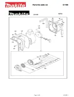 Предварительный просмотр 5 страницы Makita G1700I Parts Breakdown