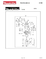 Preview for 6 page of Makita G1700I Parts Breakdown