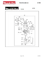 Предварительный просмотр 6 страницы Makita G1700I Parts Breakdown