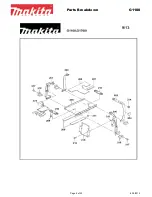 Preview for 9 page of Makita G1700I Parts Breakdown