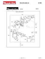 Preview for 10 page of Makita G1700I Parts Breakdown