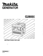 Preview for 1 page of Makita G2800I Instructions For Use Manual