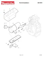 Предварительный просмотр 5 страницы Makita G6101R Parts Breakdown