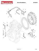 Preview for 12 page of Makita G6101R Parts Breakdown