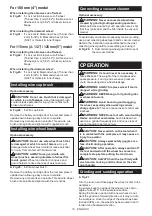 Preview for 18 page of Makita GA021G Instruction Manual