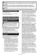 Preview for 129 page of Makita GA021G Instruction Manual