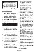 Предварительный просмотр 46 страницы Makita GA022G Instruction Manual