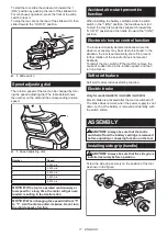 Preview for 11 page of Makita GA023G Instruction Manual