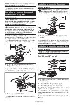 Preview for 13 page of Makita GA023G Instruction Manual