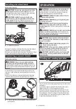 Preview for 14 page of Makita GA028G Instruction Manual