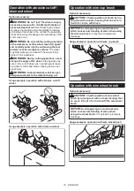 Preview for 15 page of Makita GA028G Instruction Manual