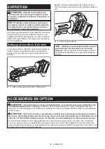 Preview for 45 page of Makita GA028G Instruction Manual