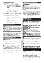 Preview for 18 page of Makita GA029G Instruction Manual