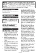 Предварительный просмотр 11 страницы Makita GA029GZ Instruction Manual