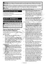 Preview for 4 page of Makita GA030G Instruction Manual