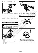 Preview for 14 page of Makita GA030G Instruction Manual