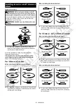 Preview for 15 page of Makita GA030G Instruction Manual