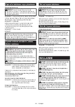 Предварительный просмотр 116 страницы Makita GA035G Instruction Manual