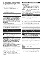 Preview for 13 page of Makita GA036GZ Instruction Manual