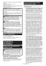 Preview for 18 page of Makita GA036GZ Instruction Manual