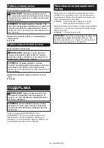 Preview for 48 page of Makita GA036GZ Instruction Manual