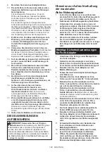 Предварительный просмотр 124 страницы Makita GA037GZ Instruction Manual