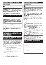 Preview for 18 page of Makita GA038G XGT Instruction Manual