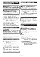 Preview for 16 page of Makita GA038G Instruction Manual