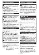 Preview for 17 page of Makita GA038G Instruction Manual