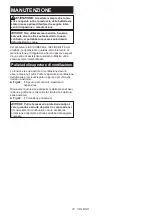 Preview for 72 page of Makita GA038G Instruction Manual