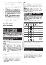 Preview for 97 page of Makita GA038G Instruction Manual