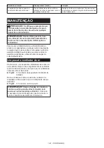 Preview for 122 page of Makita GA038G Instruction Manual