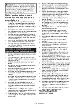 Предварительный просмотр 134 страницы Makita GA039G Instruction Manual